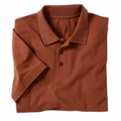 Polo uni maille piquée manches courtes
