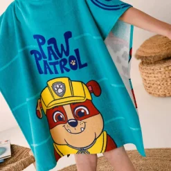 Poncho de bain enfant Pat'Patrouille® éponge et velours coton - 320g/m2