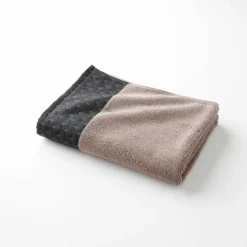 Éponge bouclette 420g/m² liteau imprimé ginkgo