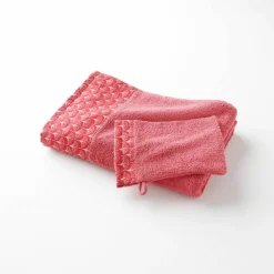 Éponge bouclette 420g/m² liteau imprimé ginkgo