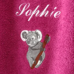 Éponge brodée koala personnalisé - 420 g/m²