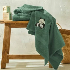 Éponges brodées pandas Colombine®