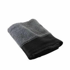 Éponge unie 450 g/m² liteau jacquard confort moelleux