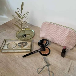 Porte-bijoux en métal, forme feuille