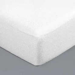 Protège-matelas éponge imperméable traité anti-acariens
