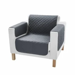 Protège-salon antiglisse microfibre matelassé