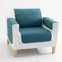 Protège-salon antiglisse microfibre matelassé
