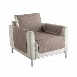 Protège-salon antiglisse microfibre matelassé
