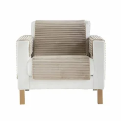 Protège-salon antiglisse toucher peluche
