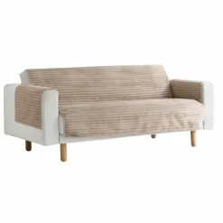Protège-salon antiglisse toucher peluche