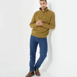 Pull col camionneur maille irlandaise