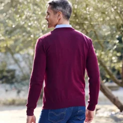 Pull col rond 80% laine
