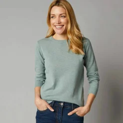 Pull col rond, laine d'agneau