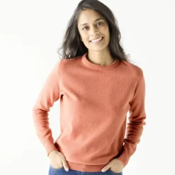 Pull col rond, laine d'agneau