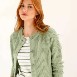 Pull col rond maille anglaise