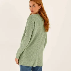 Pull col rond maille anglaise