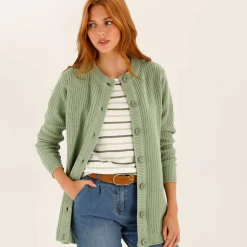 Pull col rond maille anglaise