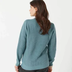 Pull col rond maille anglaise