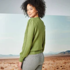 Pull col rond, maille fantaisie toucher doux