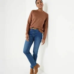 Pull col rond, maille fantaisie toucher doux