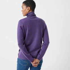 Pull col roulé, toucher doux