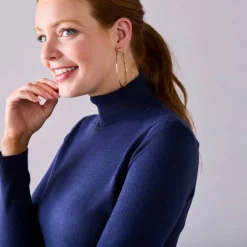 Pull col roulé, toucher doux