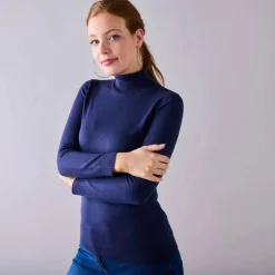 Pull col roulé, toucher doux