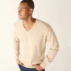Pull col V 80% laine