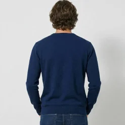 Pull col V 80% laine