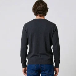 Pull col V 80% laine