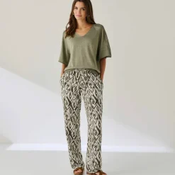 Pull loose maille brillante