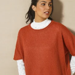 Pull poncho manches coude