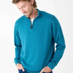 Pull pur coton col camionneur