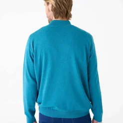 Pull pur coton col camionneur