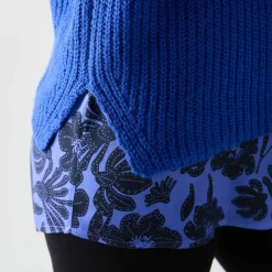Pull sans manches, maille anglaise fantaisie