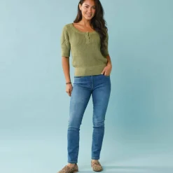 Pull Spécial Petites col rond boutonné