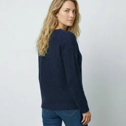 Pull spécial petites, maille perlée