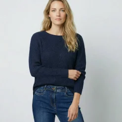 Pull spécial petites, maille perlée