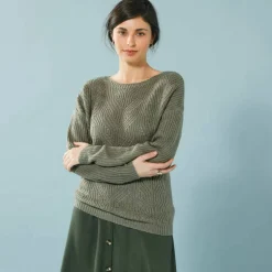 Pull spécial petites, maille perlée