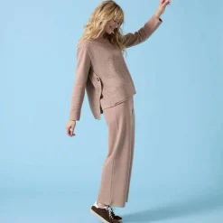 Pull Spécial Petites sans manches, côte perlée toucher doux