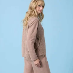Pull Spécial Petites sans manches, côte perlée toucher doux
