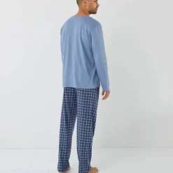 Pyjama col rond à message