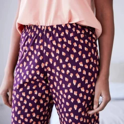 Pyjama court imprimé animalier