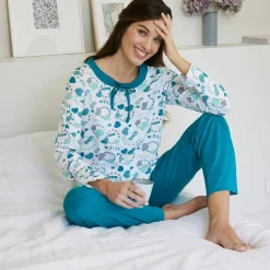 Pyjama femme imprimé 