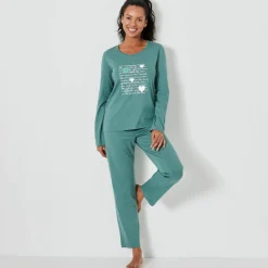 Pyjama imprimé cœurs