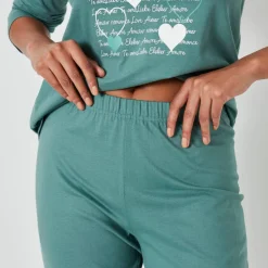 Pyjama imprimé cœurs