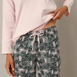 Pyjama imprimé jungle, maille jersey coton
