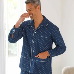 Pyjama imprimé popeline polycoton