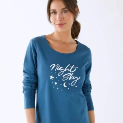 Pyjama manches longues imprimé 