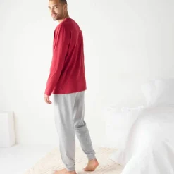 Pyjama manches longues message
